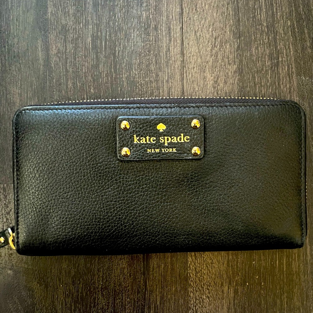 Kate spade wallet black
